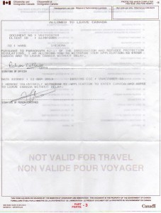 Canada Vancouver Airport Immigration denies entry to victim Hans Smedema!